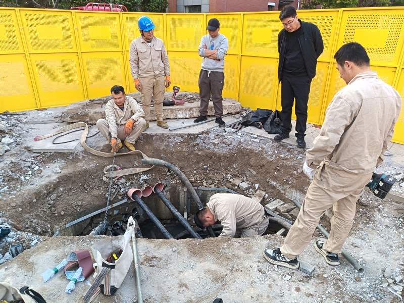校内新师线20KV电缆故障抢修